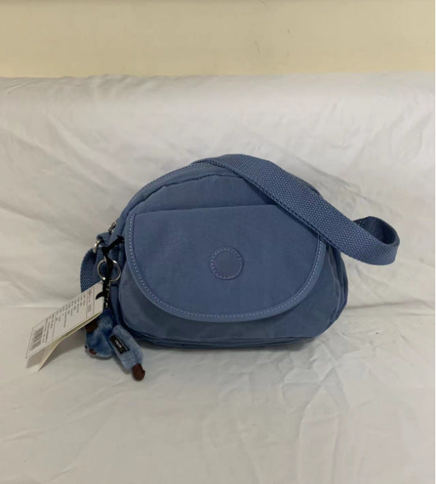 Women's Summer Monkey Fashion Nylon Round Flap Crossbody Bags