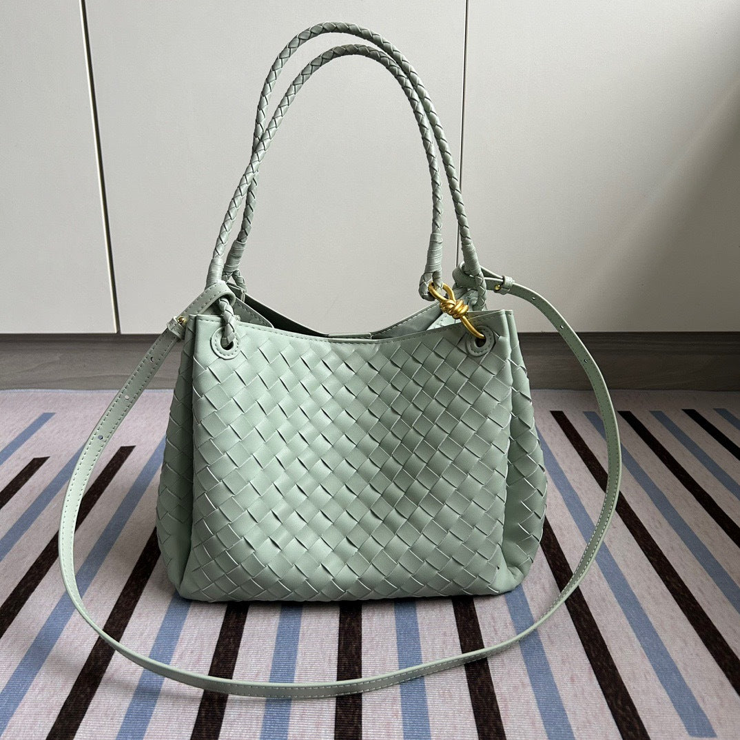 Woven Parachute Large Capacity Commuter Open Shoulder Bags