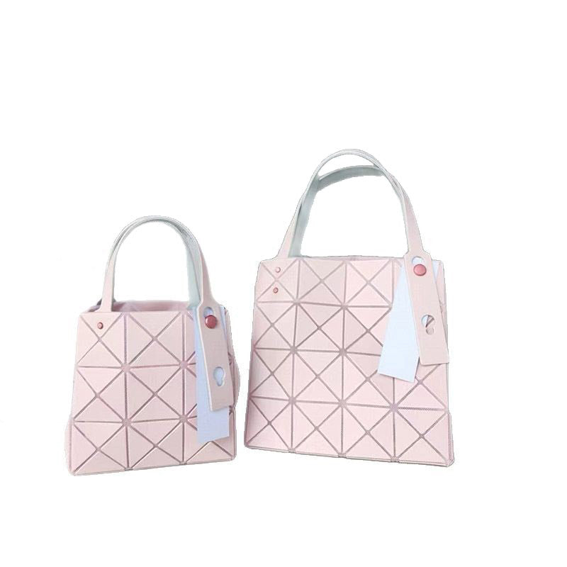 Women's Color Nail Diamond Box Geometric Rhombus Underarm Handbags