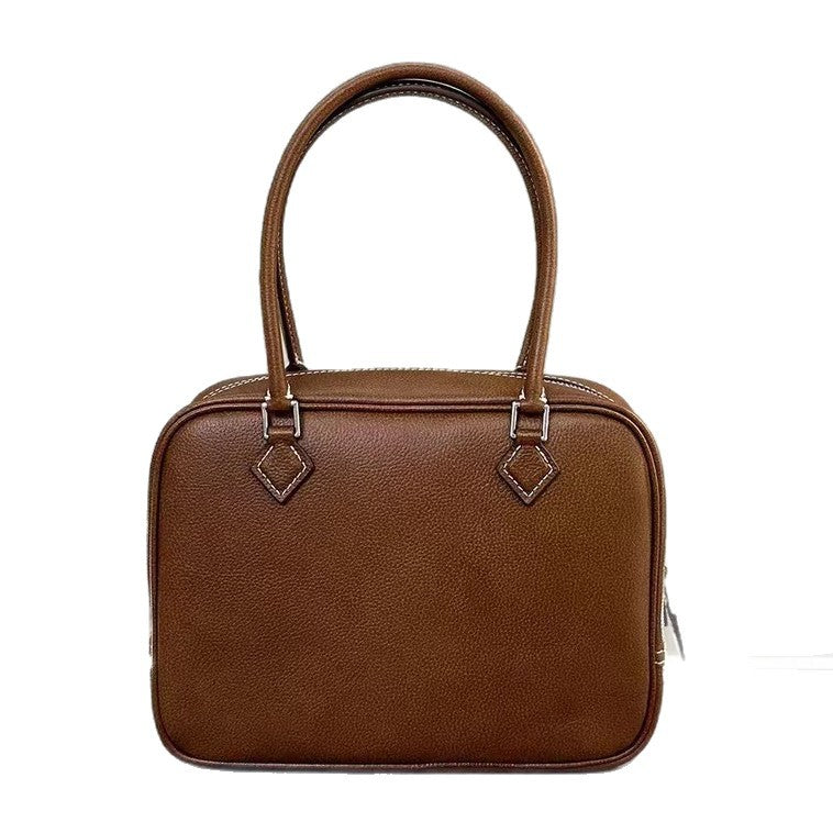 First Layer Leather Feather Retro Commuter Crossbody Bags