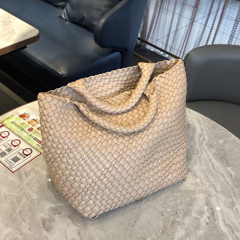 Slouchy Large Capacity Hand-woven Versatile Mother Bags