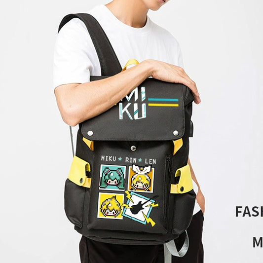 Women's & Men's Style Anime Future Large Capacity College Backpacks