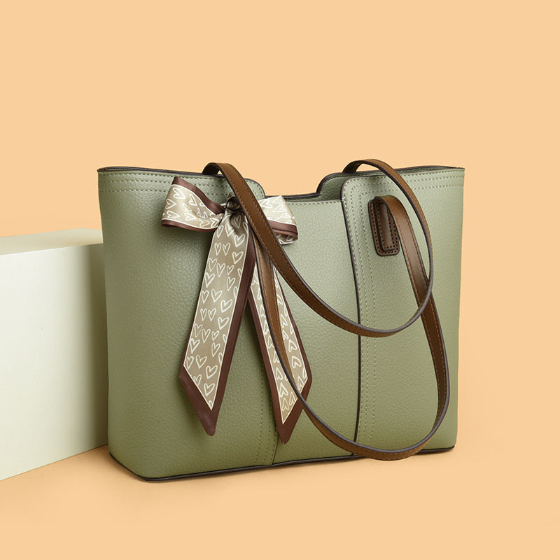 Women's Commute Style Soft Leather Elegant Large Tote Bags
