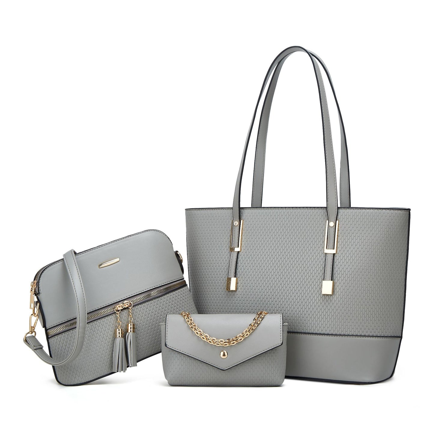 Durable Fashion Large Iron Chain Capacity Shoulder Bags