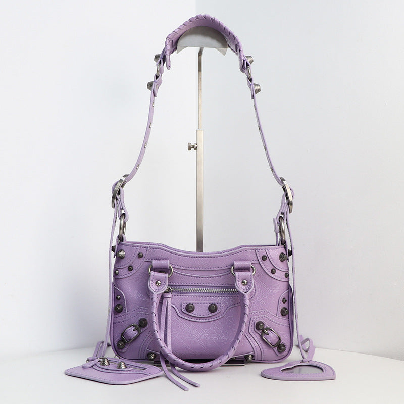 Three-in-one Motorcycle High Quality Rivet Female Bags