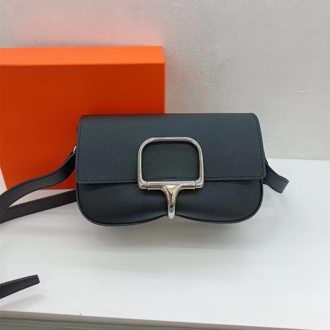 Leather Palm Print Cushion High Sense Small Square Bags