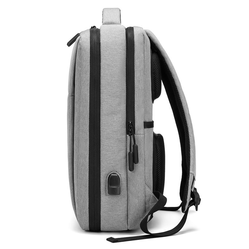 Men's Business Commute Charging Inch Computer Large Backpacks