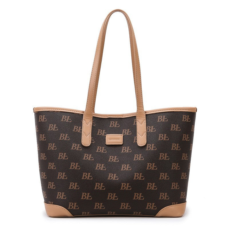 Women's Sense Fashion Printed Large Capacity Versatile Tote Bags
