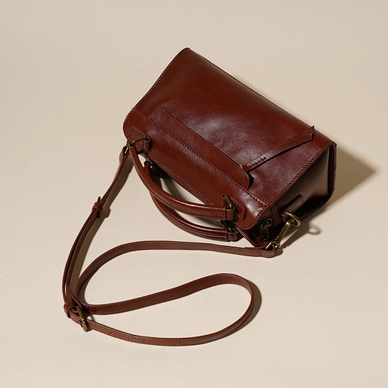 Women's Fashion High Sense Leather Simple Shoulder Bags