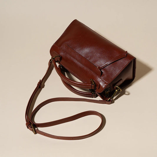 Women's Fashion High Sense Leather Simple Shoulder Bags