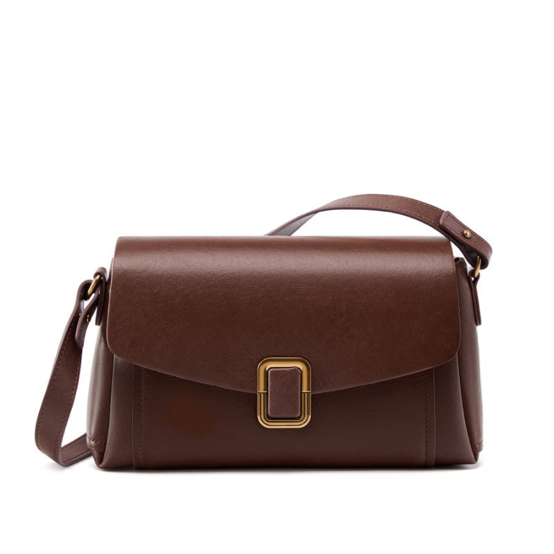 Women's Genuine Leather Niche High-grade Female Commuting Crossbody Bags