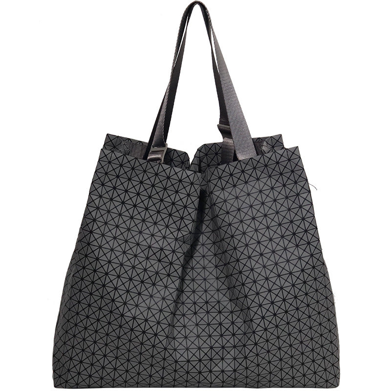 Women's & Men's & Versatile Large Capacity Silicone Rhombus Shoulder Bags