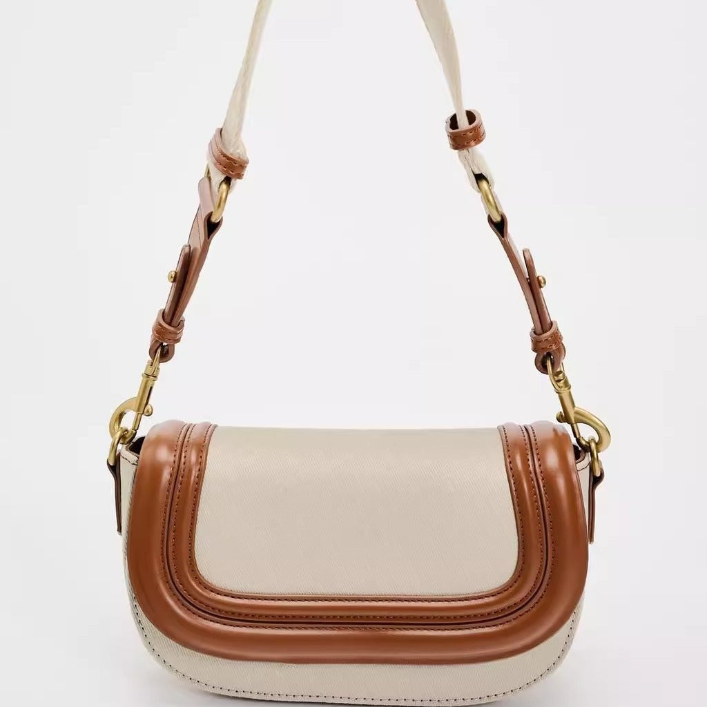 Women's Wide Strap Underarm Saddle Tide Shoulder Bags