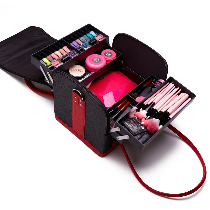 Portable Cosmetics Storage Box Beauty Tattoo Cosmetic Bags