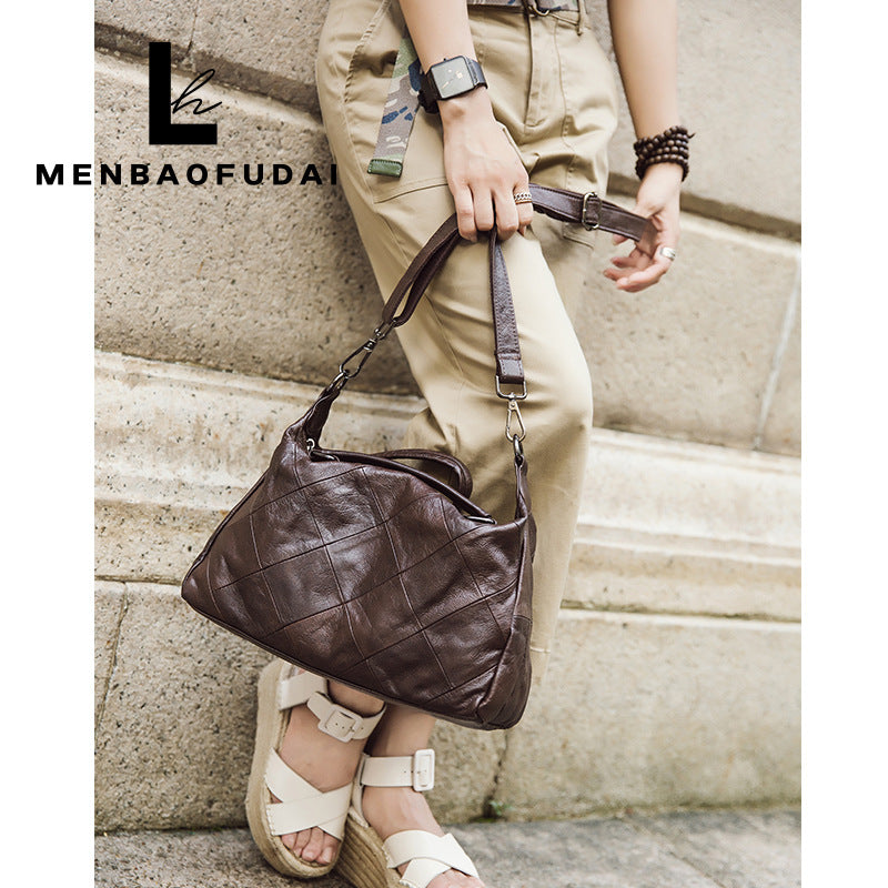 Women's Comfortable First Layer Cowhide One Handbags