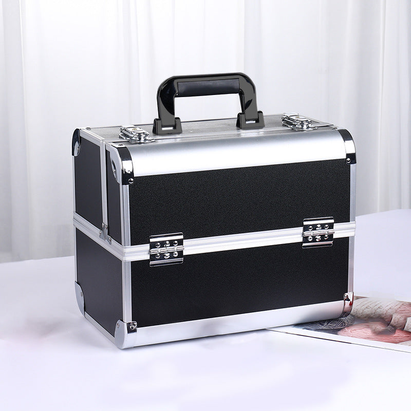 Tattoo Manicure Toolbox Portable Aluminum Korean Cosmetic Cases