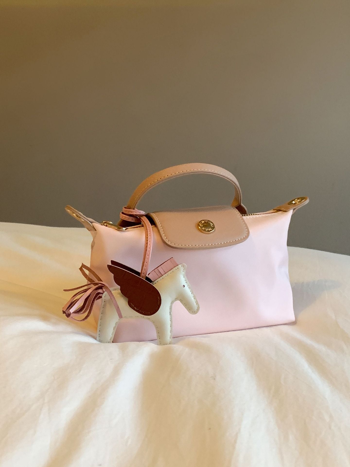 Women's South Wind Spring Walking Dopamine Tote Bags
