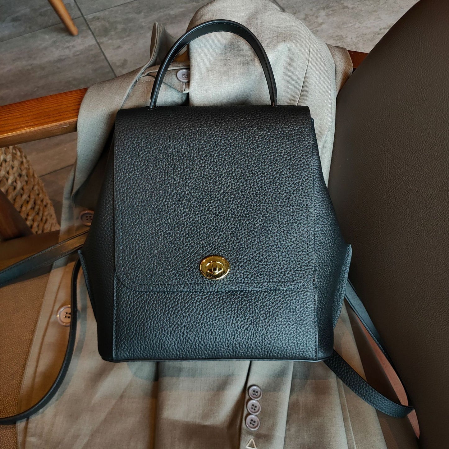 Women's Leather Korean Style Fashionable High-grade Retro Bags