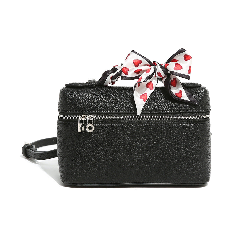 Women's Simple Design Box Portable Mini Versatile Shoulder Bags