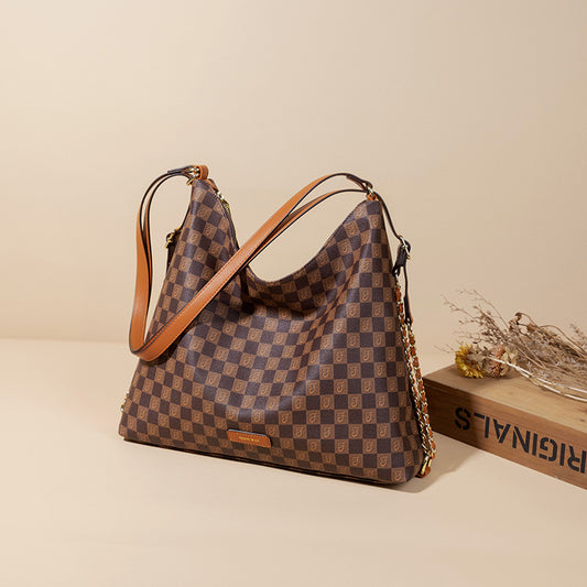 Women's Trendy Large Capacity Soft Leather Light Shoulder Bags