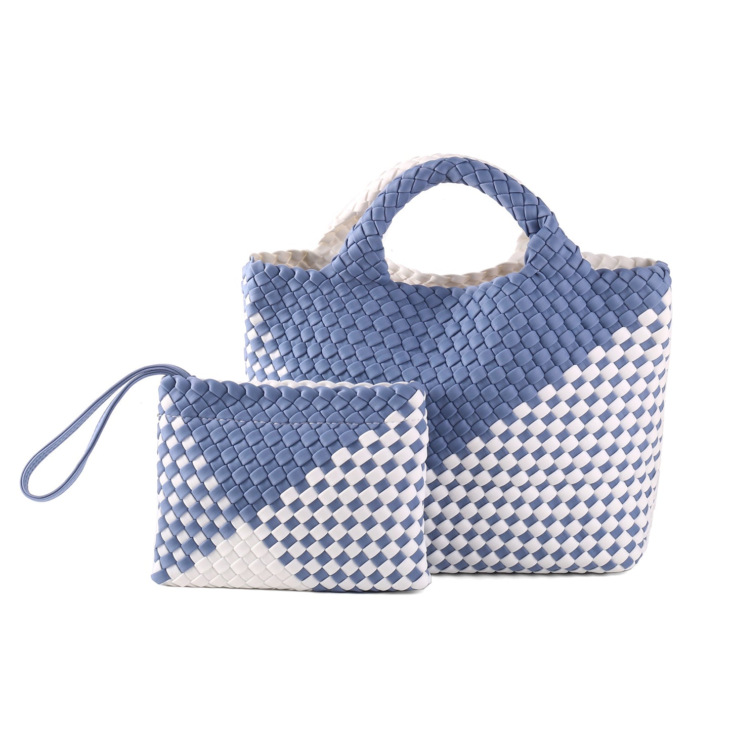Women's Woven Medium Ribbon Advanced Color Matching Handbags