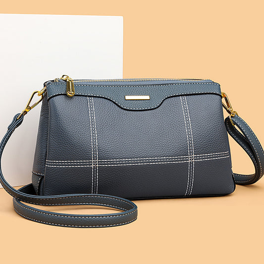 Women's Genuine Leather Trendy Fashion Simple Top Shoulder Bags