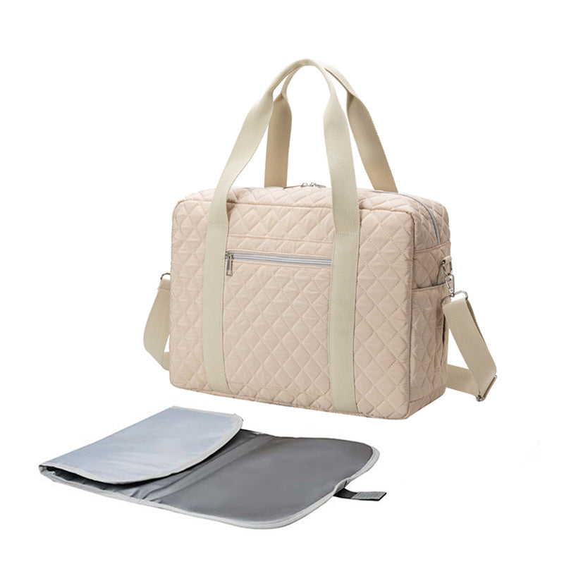 Embroidered Mummy Multifunctional Diaper Mother With Bags