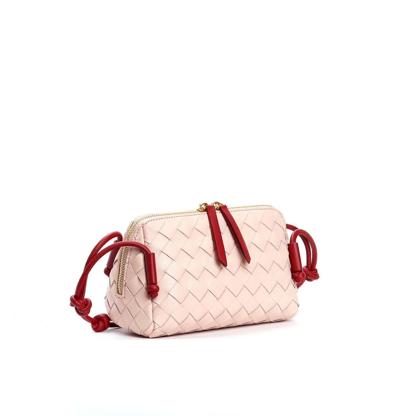 French Style Woven High Quality Leather Shoulder Bags