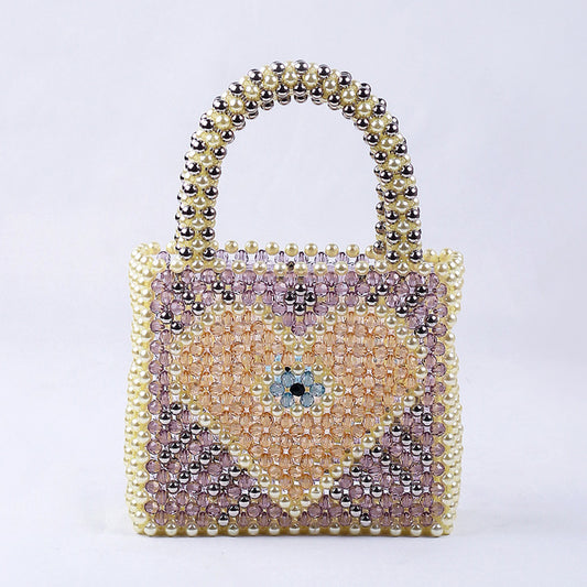 Women's Heart Hand-woven Luxury High Quality Stringed Handbags