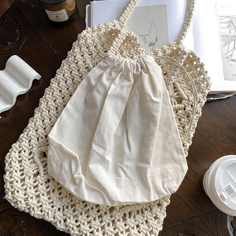 Women's Large Capacity Versatile Design Woven Shoulder Bags