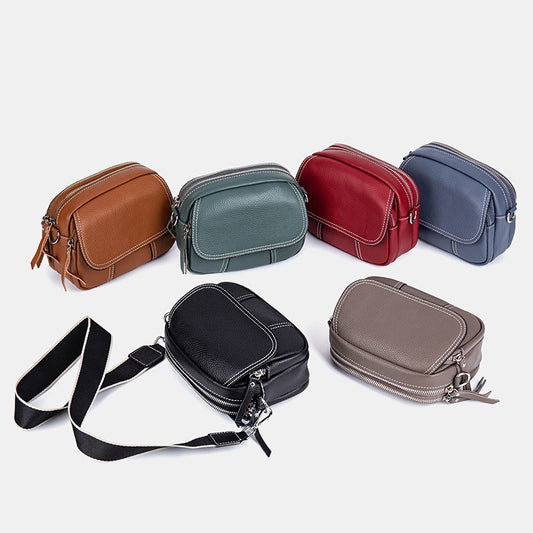 Women's Genuine Leather First Layer Cowhide Large Bags