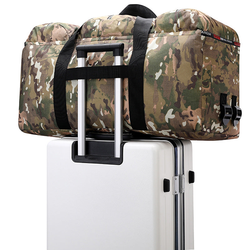 Women's & Men's & Large Capacity Storage Camouflage Travel Bags