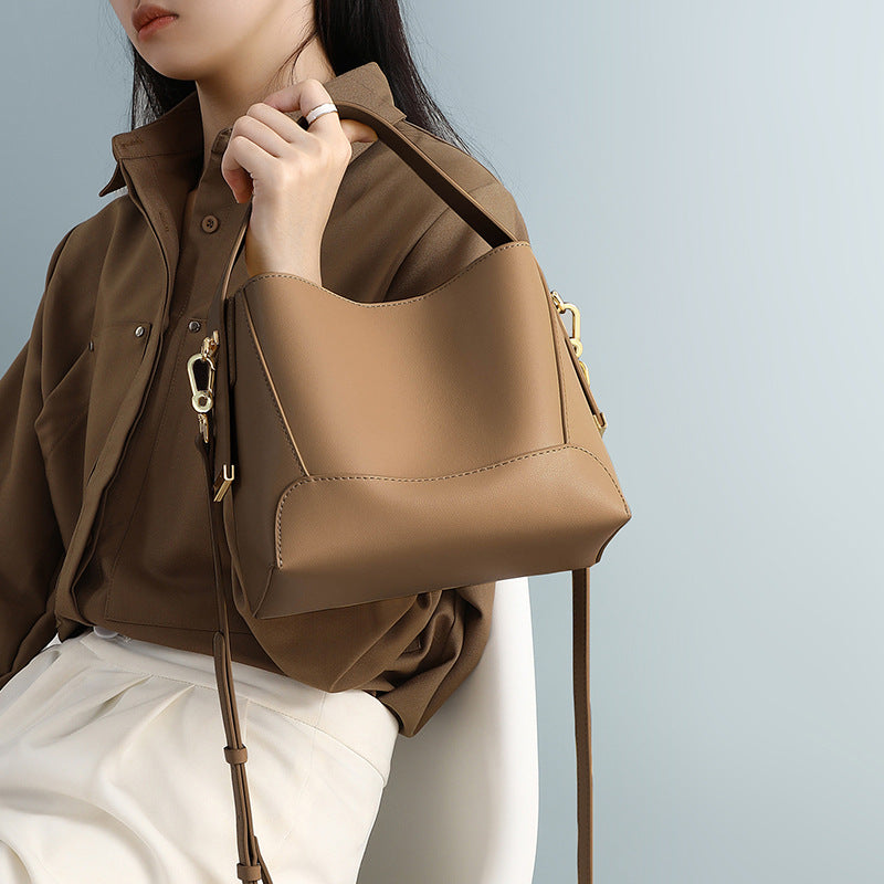 Women's Popular Leather High-grade Retro Portable Crossbody Bags