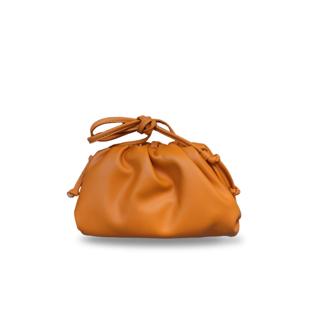 Women's Cloud Size Korean Style Pleated Clip Bags