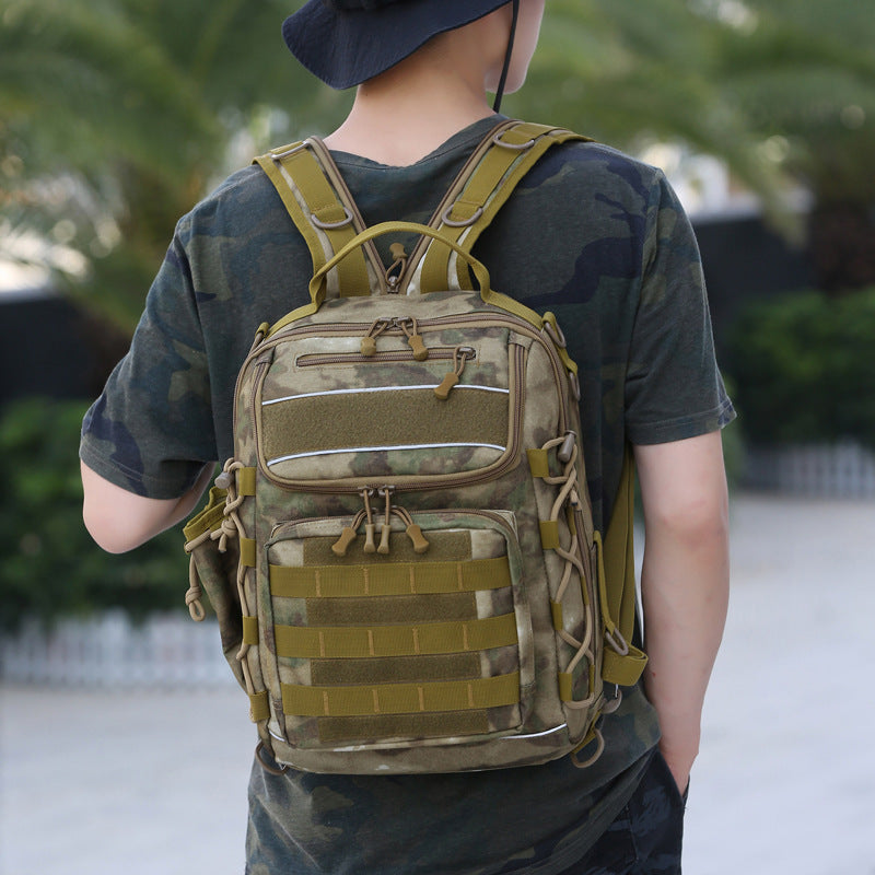 Men's Lure Tactics Exercise Camouflage Mountain Climbing Sports Backpacks