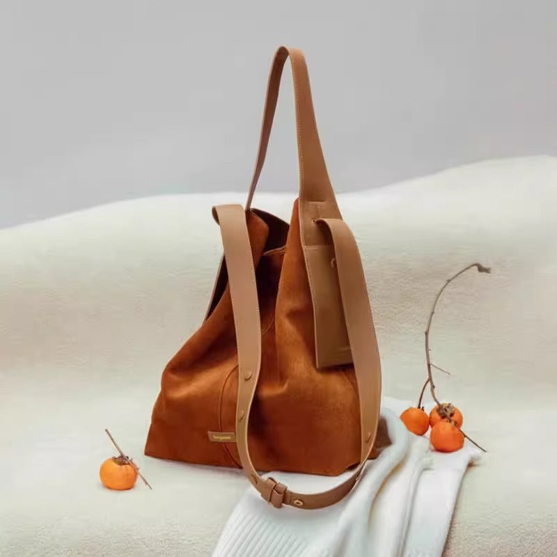 Loose Suede Under The Mountain Lazy Shoulder Bags