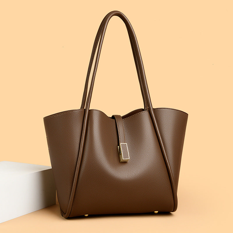 Women's High-grade Simple Large Capacity Totes Trendy Handbags