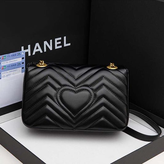 Women's High-grade Genuine Leather For Fashion Chain Crossbody Bags