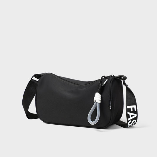 Women's Summer Simple Style Underarm Canvas Pillow Crossbody Bags