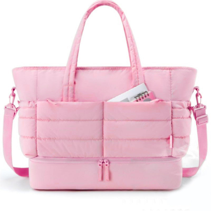 Women's Pretty Stylish Double Lightweight Fluffy Travel Bags