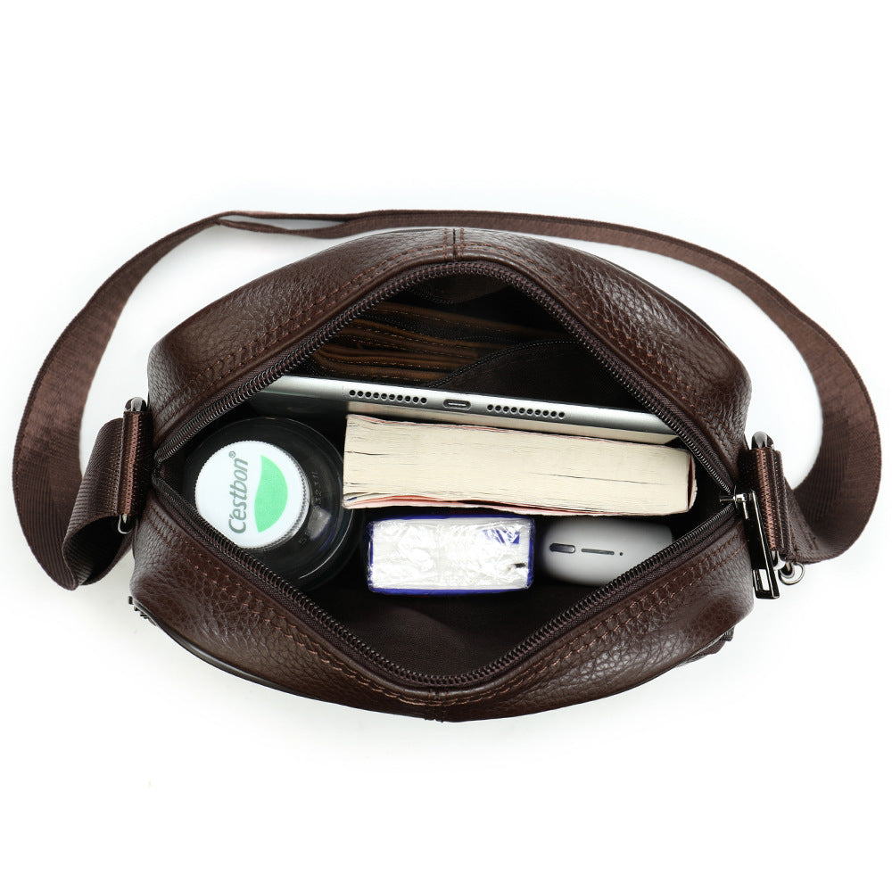 Men's High-grade Genuine Leather Retro First Layer Men's Messenger Bags