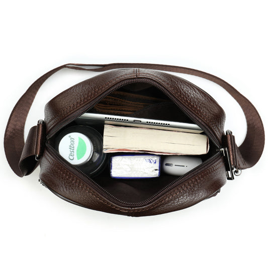 Men's High-grade Genuine Leather Retro First Layer Men's Messenger Bags