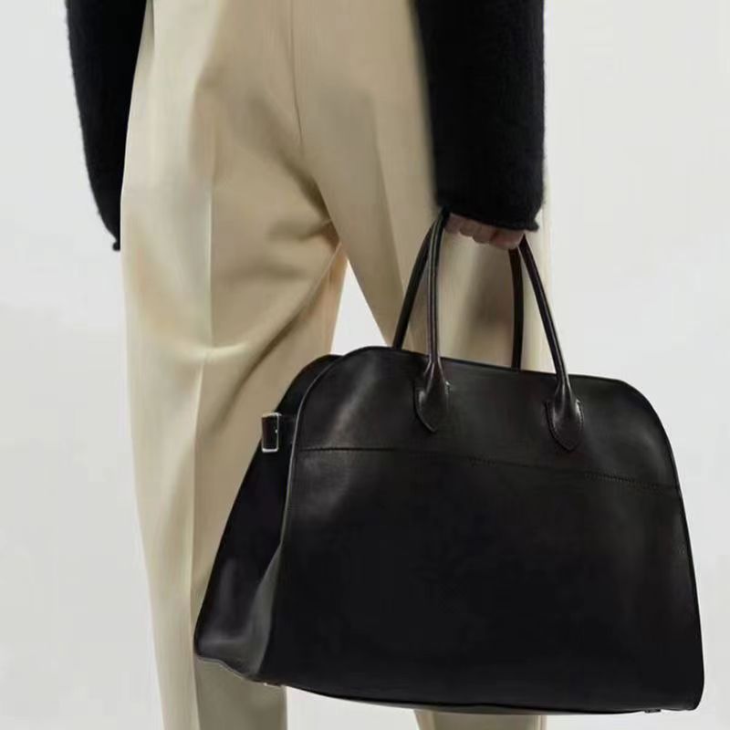Elegant Suede Cowhide Commuter Texture Leather Handbags
