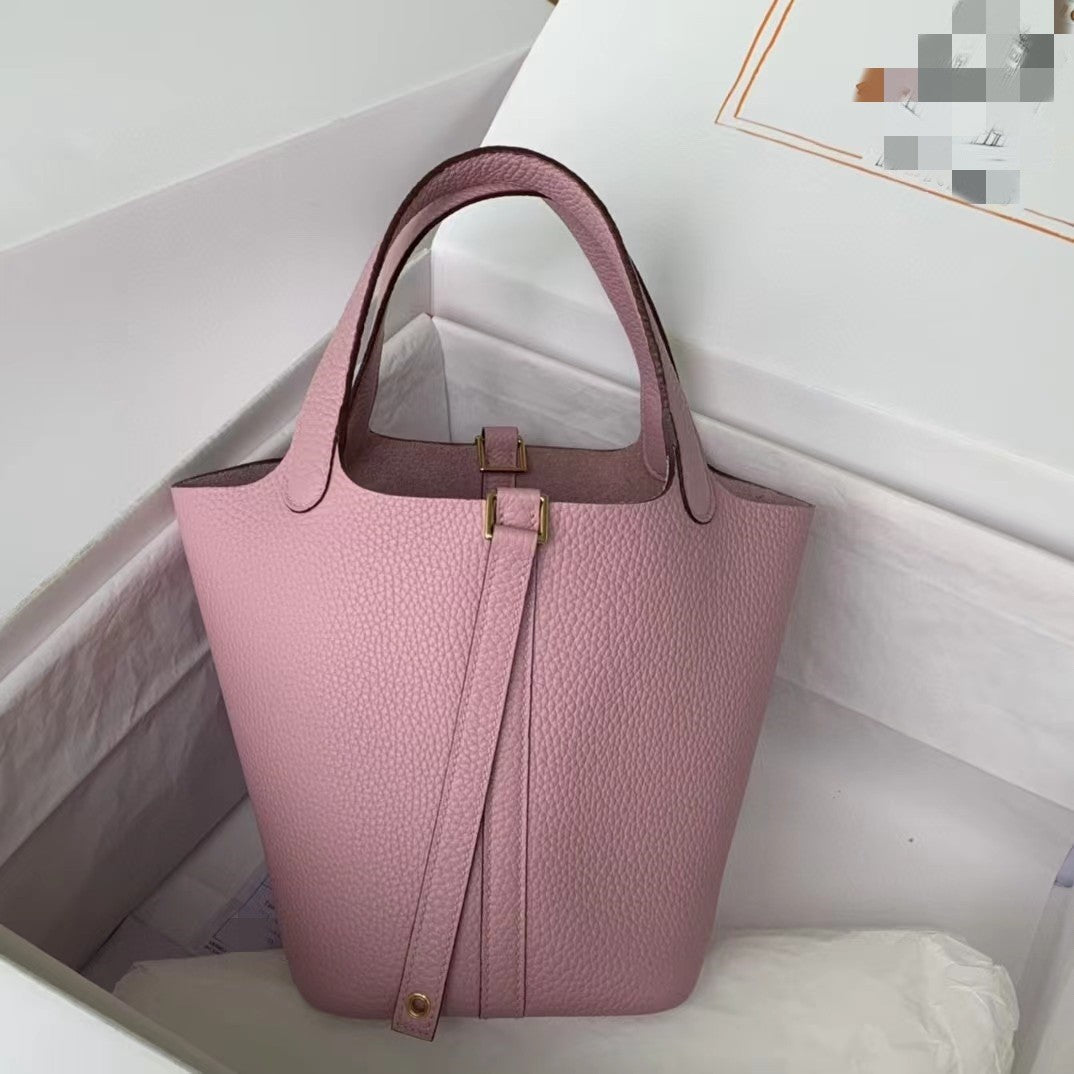Women's Beeswax Thread Imported First Layer Cowhide Portable Bags