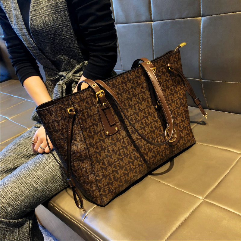 Women's Surrogate Shopping Genuine Leather Portable Fashionable Handbags