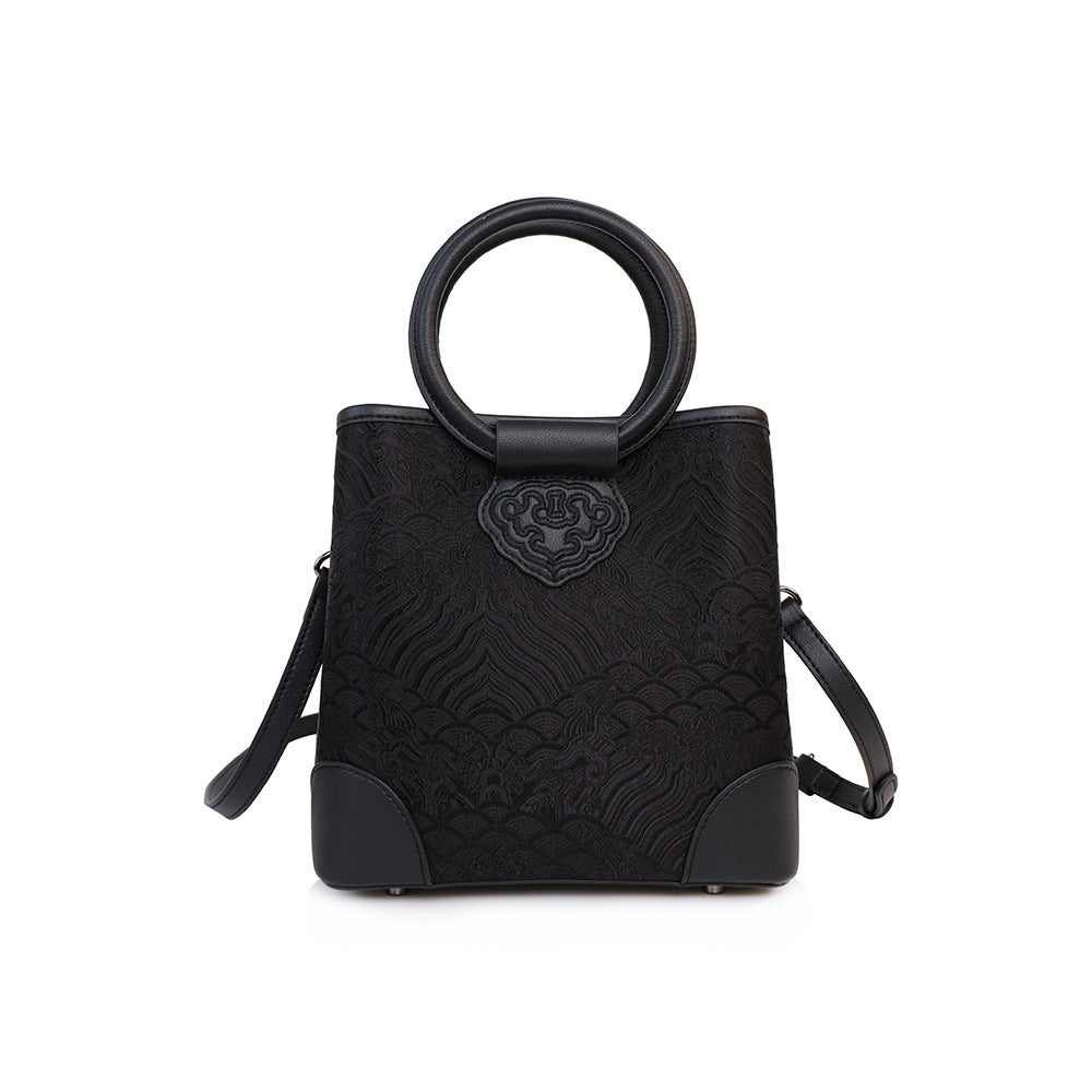 Women's Brocade Vintage Silk Exquisite Texture National Crossbody Bags