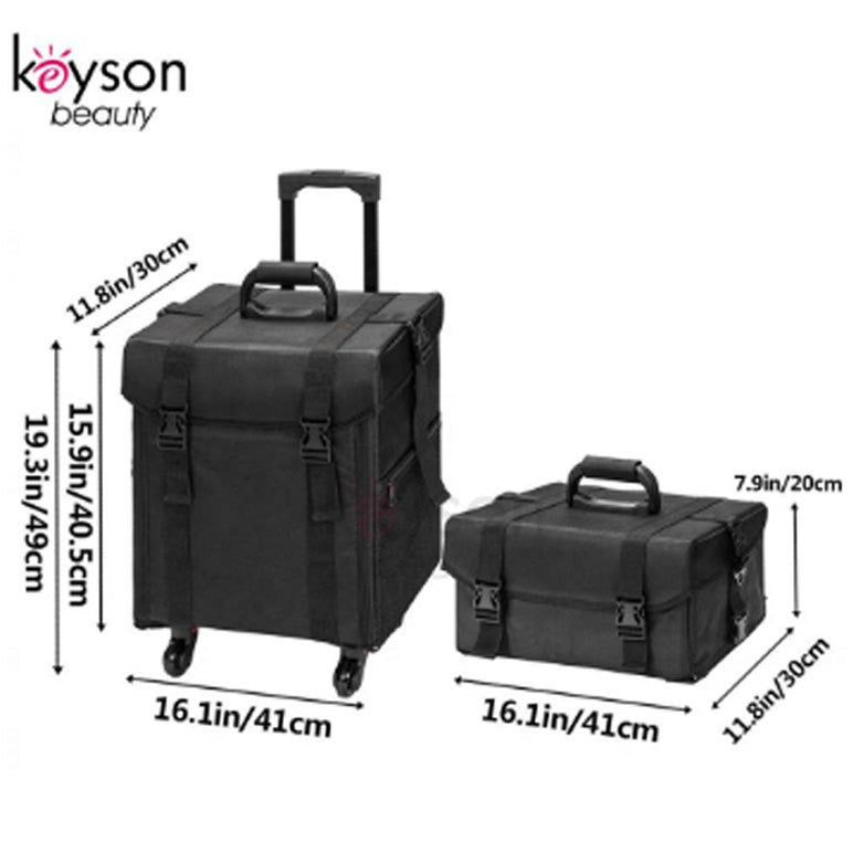 Nylon Cosmetics Large Capacity Portable Professional Cosmetic Cases
