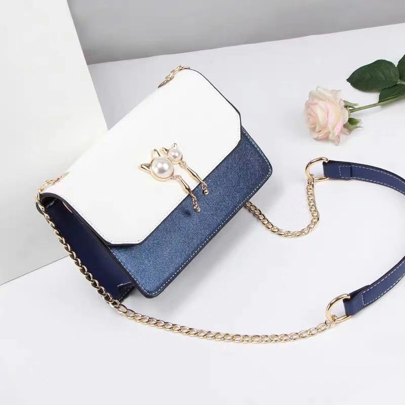 Women's Luxury Fashion Chain Summer Trendy Contrast Shoulder Bags