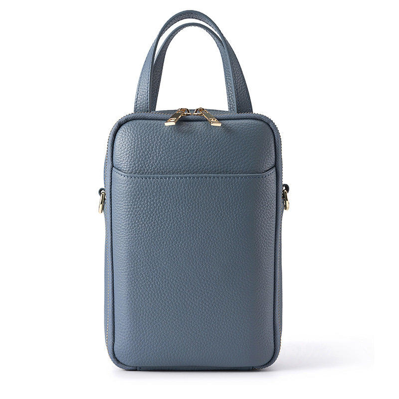 Women's Fashion Cowhide Trendy Simple Portable Genuine Crossbody Bags