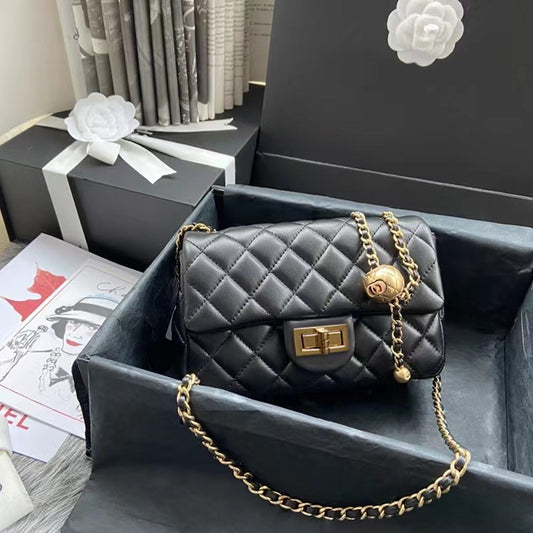 Man Classic Style Golden Ball Balls Bags